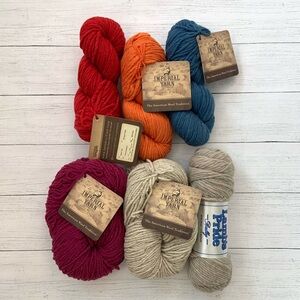 imperial Yarn of Oregon, Lamb’s Pride Yarn Lot Wool Mohair Worsted